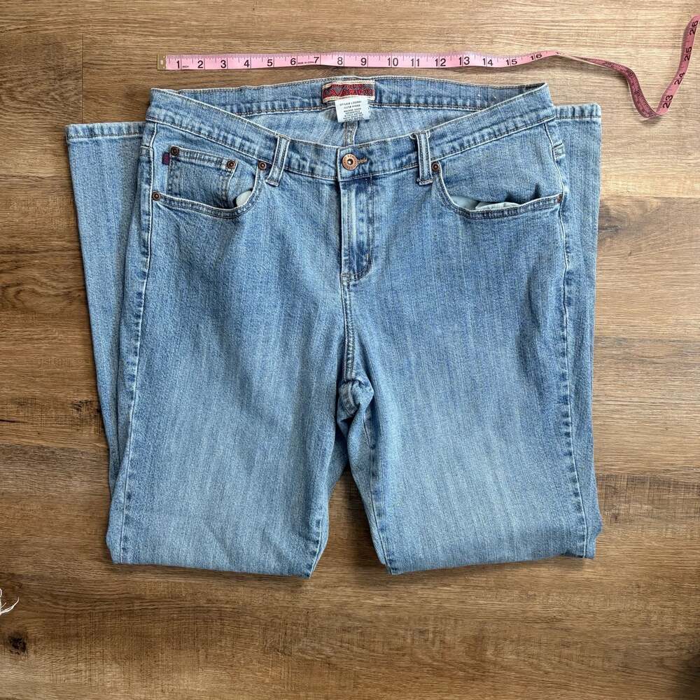 Cavaricci womens Sz  16 High Powered Sportswear Light Wash Denim Jeans